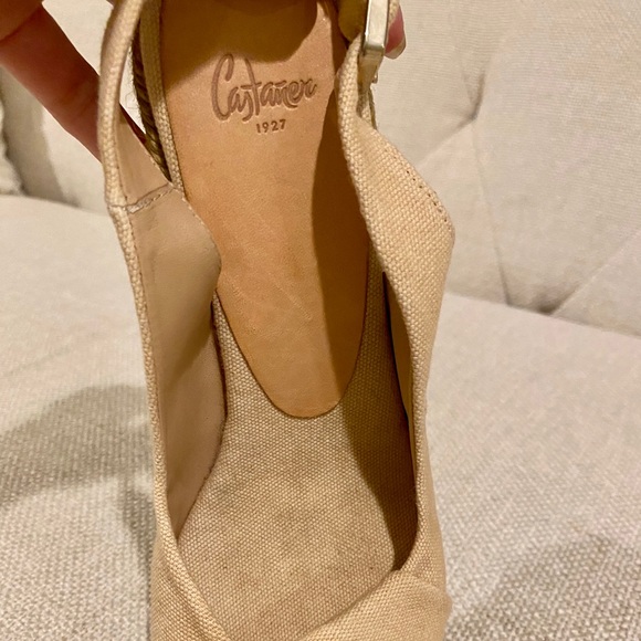 Castañer twisted canvas wedge slingback espadrille - Picture 5 of 6